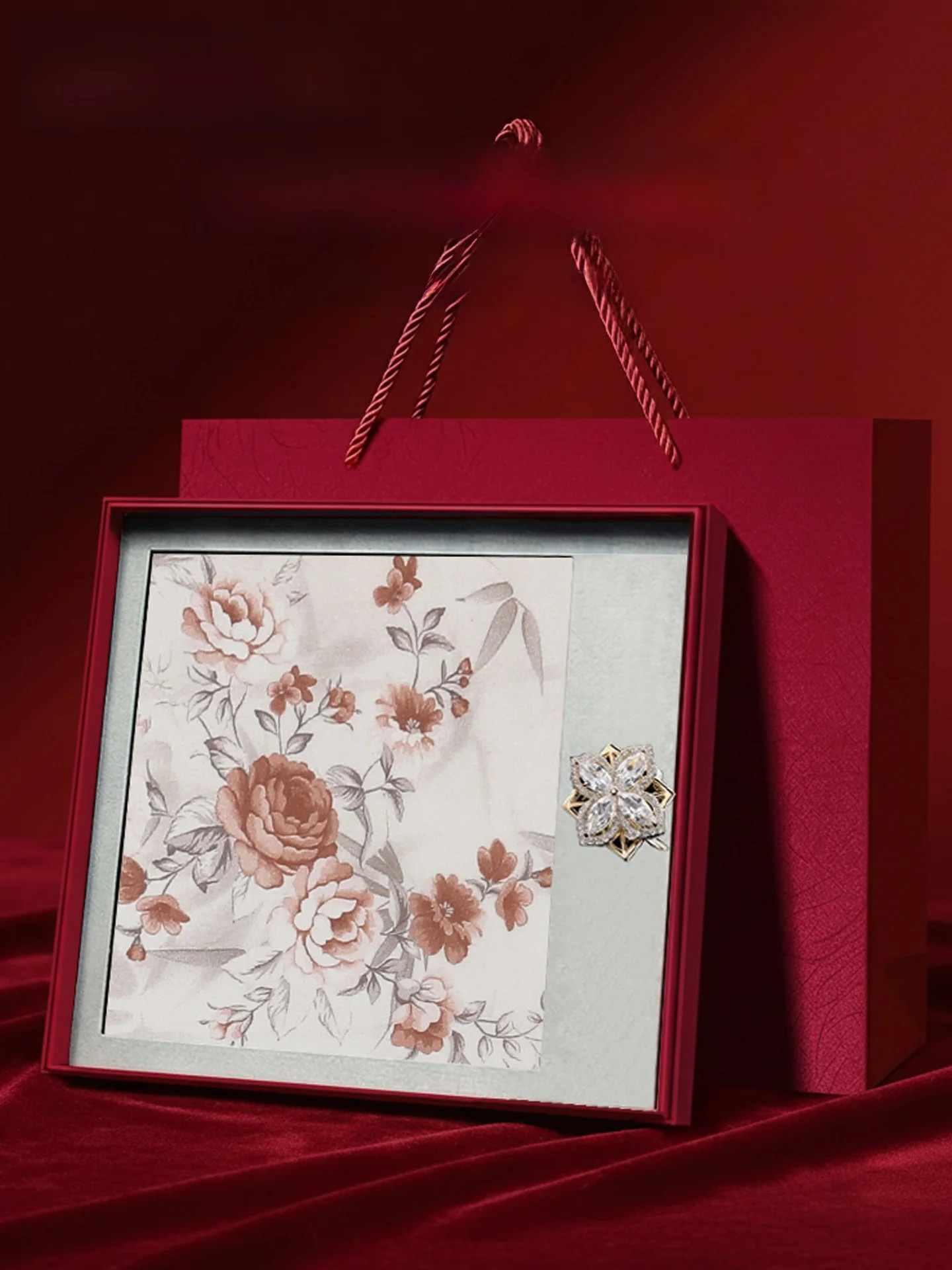 authentic-silk-scarf-ele-netie-women's-faion-spring-summer-breathable-comfortable-small-square-awl-gift-for-mom