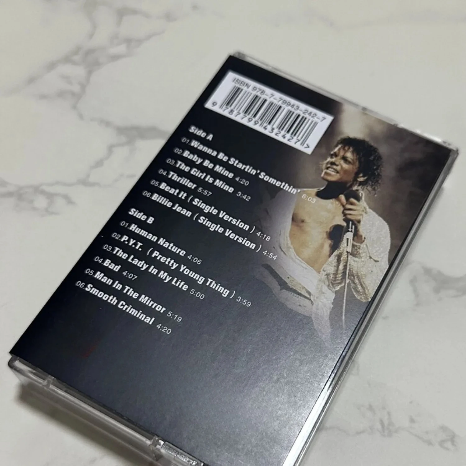 Western 80s Nostalgic Pop Music Cassette Tape, Classic Vintage Portrait Photography Cover, Iconic Rhythm Hits Track Collection