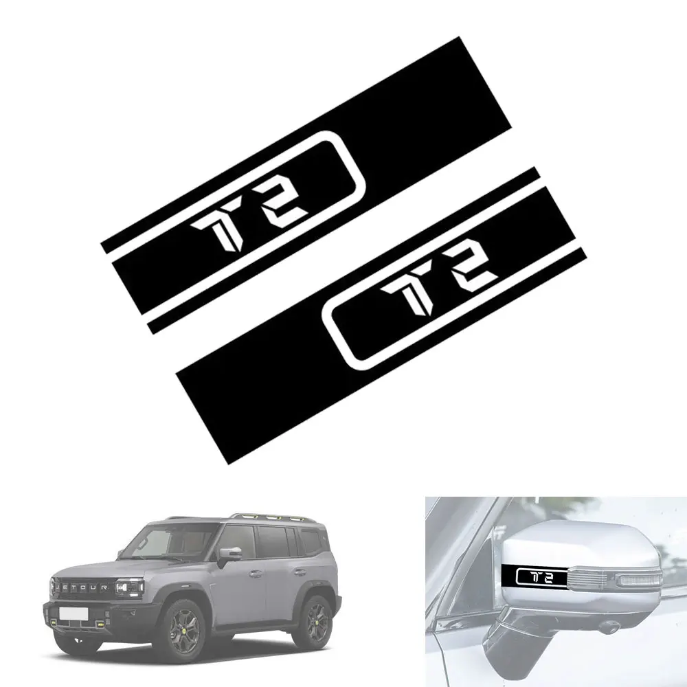 

Car Stickers Rearview Mirror Vinyl Decals decoration fashion Car styling Waterproof Sticker For Jetour Traveller 2023 2024