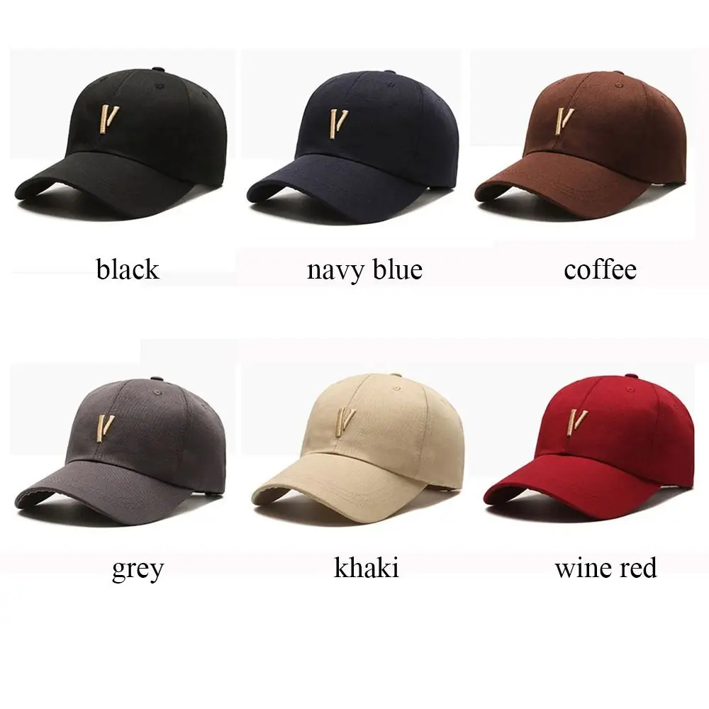 Fashion Men Women Adjustable Baseball Cap Leisure Outdoor Sun Hat Solid Color Cycling Running Spring Summer Casual Sports Hat