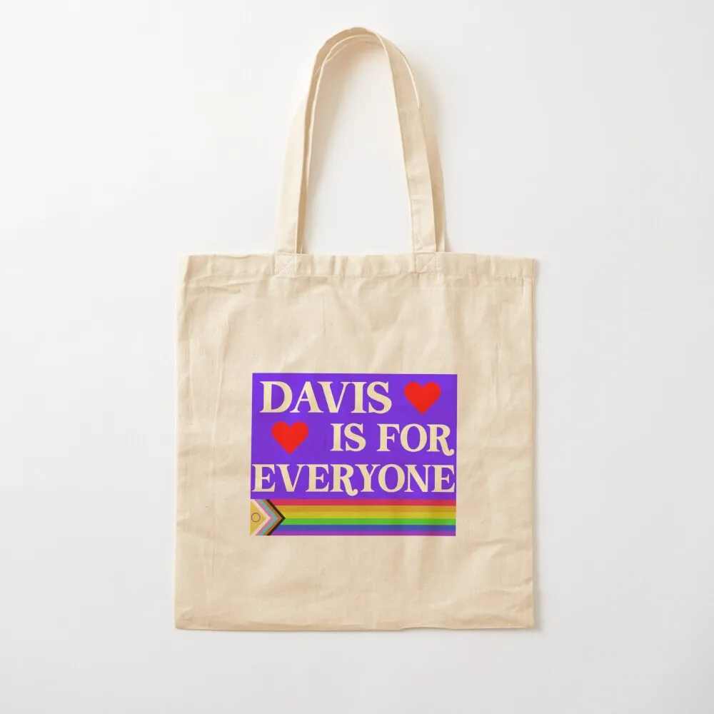 Davis is for Everyone Tote Bag Cloth bags eco pack Big bag