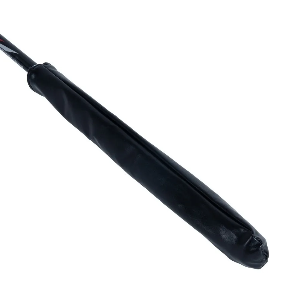 PU Golf Stick Cover Long Shape Slim Fit Alignment Rod Sleeve Logo Custom Open End Directional Stick Holder Club Storage