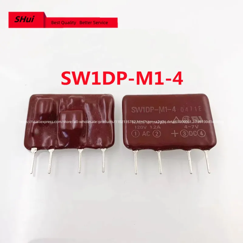 10PCS Solid-state relay SW1DP-M1-4 DC4-7V 4 pin 1.2A brand new original spot