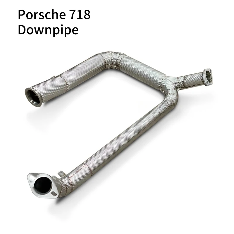 

High flow catalytic converter downpipe suitable for Porsche 718 Cayman Boxster exhaust system