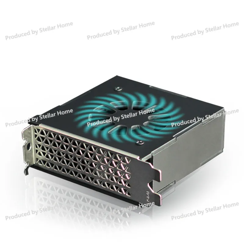 Computer Mainframe Case Exhaust Cooler Dual PCI Slot Ventilation Exhaust Fan Turbo Blower Cooling Fan