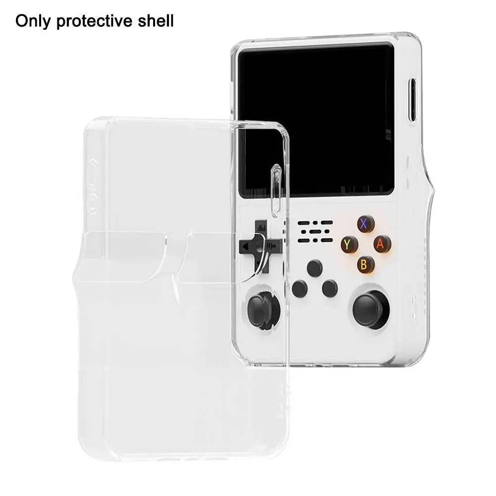 透明ハンドヘルドゲームコンソール保護カバーポータブル耐衝撃ケース TPU カバー R36S ハンドヘルドゲームコンソールグリップ
