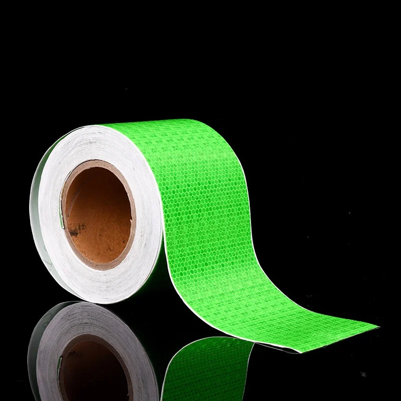 20CM Width Super Reflective Car Decoratiive Sticker PVC Reflective Self-adhesive Tape Road Traffic Warning Sign