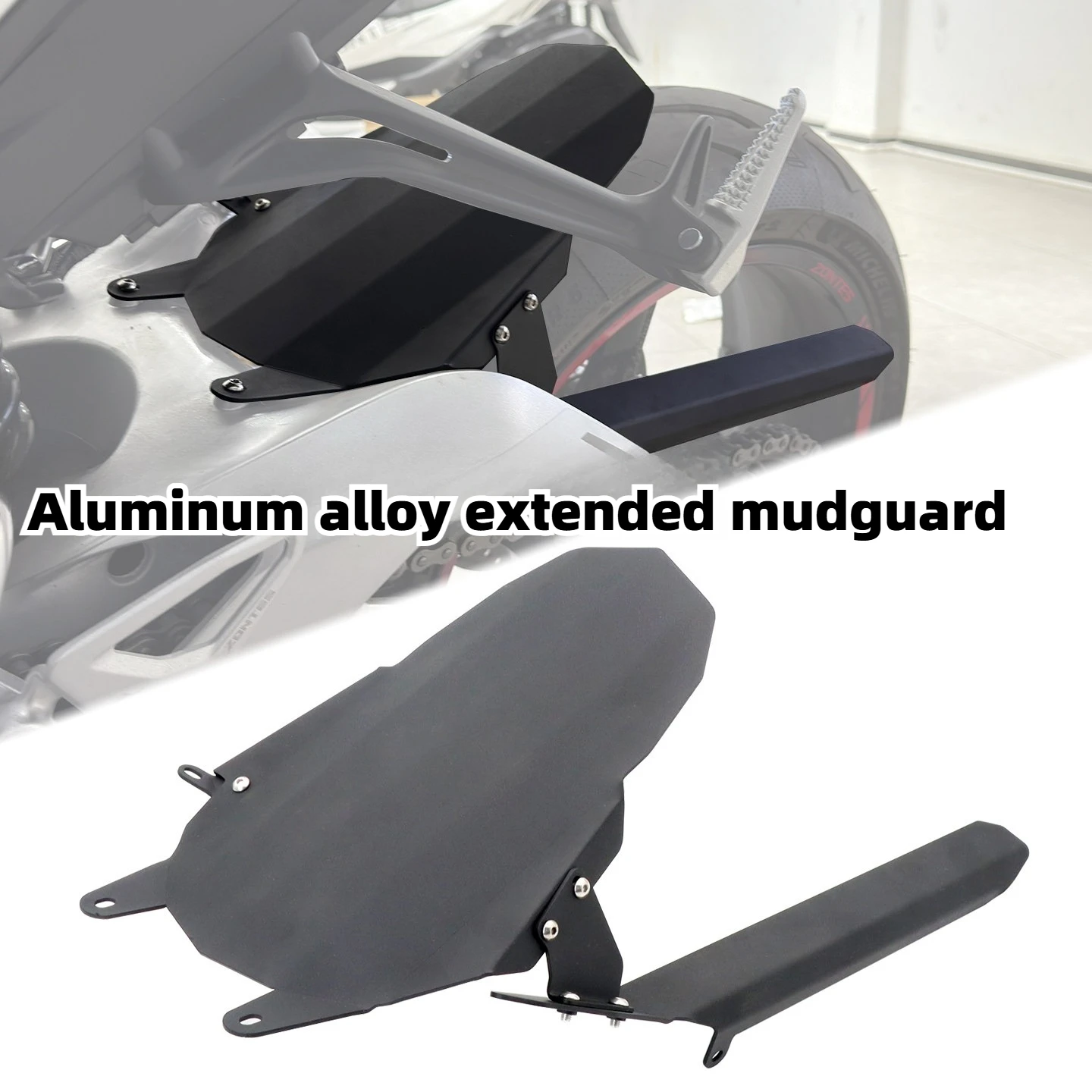 

For ZONTES 703R 703RR Motorcycle modification extended rear fender mudguard chain guard protection cover accessories