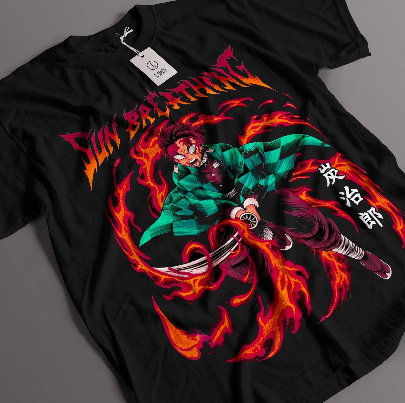 Tanjiro Shirt Demon Slayer Kimetsu No Yaiba Tshirt Nezuko T-Shirt Zenitsu Anime