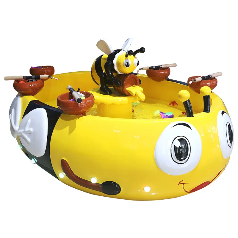 

Children's fishing pond feeding, amusement park fishing pond children's park magnetic fishing equipment customizable