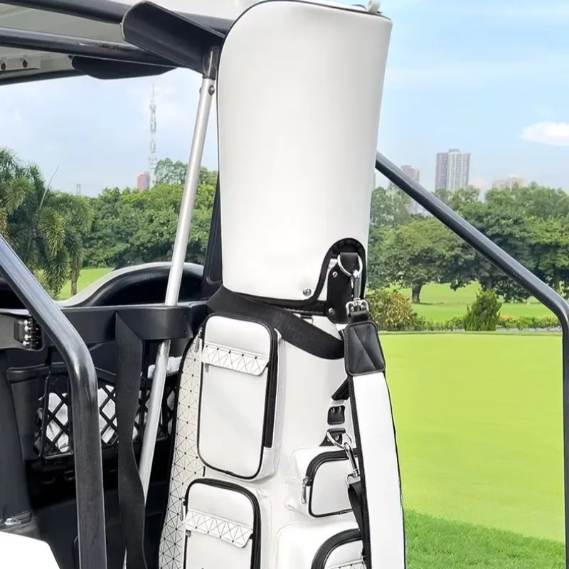 Golf Bag Waterproof Wheeled Construction Reinforced Base Suitable For Professional Golfers Weekend Matches And Training Sessions