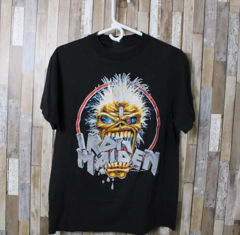 

Vintage Iron Maiden 1988 Merch T Shirt 1980s Vintage Graphic Tee Unisex