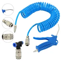 Air Duster Blow Gun Set Pneumatic Combination Dust Blowing Gun Kit Plastic Air Pipe Portable Dust Removal Tool Clean Equipment