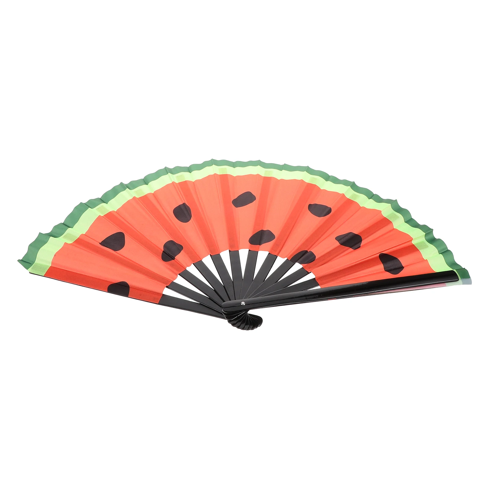 

Watermelon Folding Fan Glowing Hand Rave Ultraviolet Light Portable Lightweight Japanese Cultural Fluorescent PARTY LED HAWAIIAN
