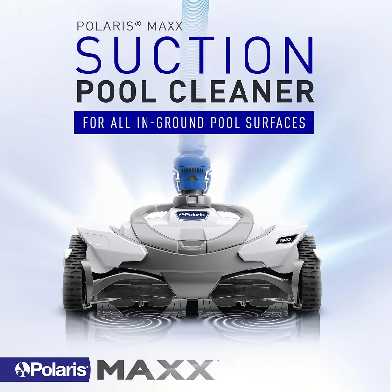 Polaris MAXX Premium Suction-Side Automatic Pool Cleaner for All In-Ground Pool Surfaces, Smart Navigation, Energy Efficient