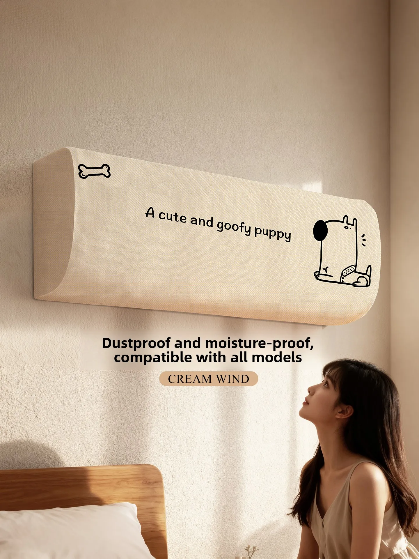 

Full Wrap Elastic Air Conditioner Cover Bedroom Hanging Brand Universal Decoration Protection Cover Dustproof Indoor Air Cond...