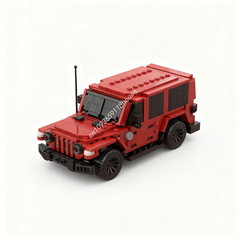 

444 детали MOC Creator: Модель джипа «Сахара», конструктор, рождественский подарок, игрушка, DIY, креативный набор, кирпичики, для детей, на день рождения