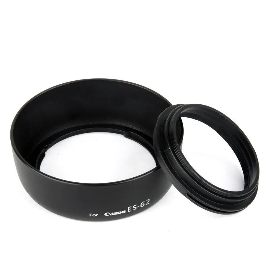 ES-62 52mm ES 62 ES62 Lens Hood Reversible Camera Lente Accessories for Canon 450D EF50mm f/1.8 II Nikon 50mm f/1.8D