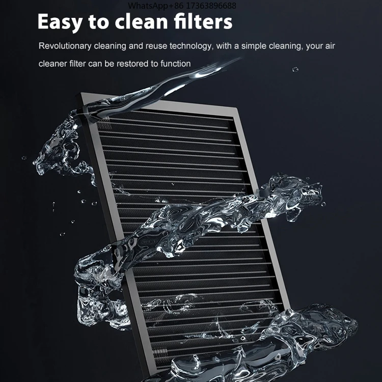 New Innovation Hotel Office Living Room Multi Functional Touch Control  Hepa Air Purifieer