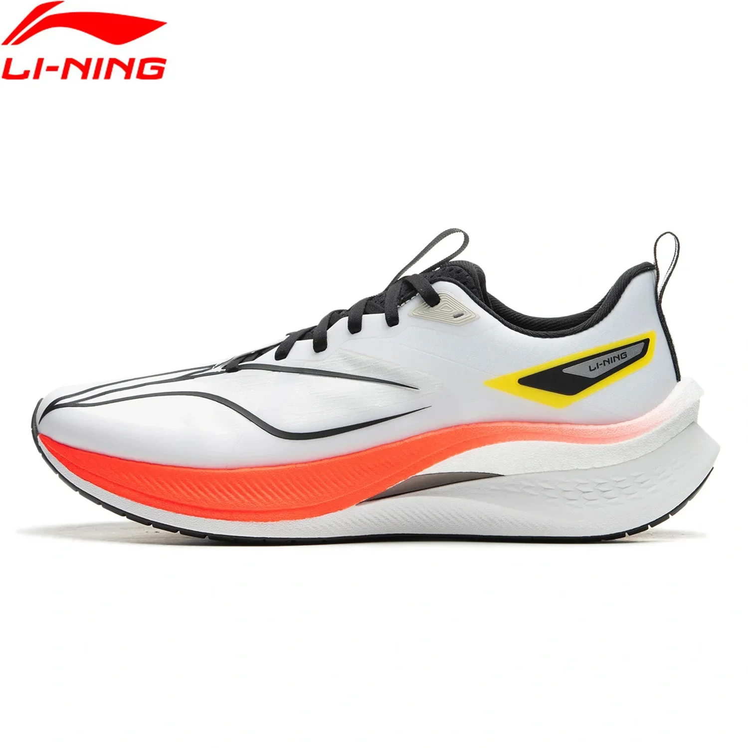 Li-Ning الرجال الأحمر هير 7 برو سباق احذية الجري بوم وسادة مستقرة بطانة خفيفة الوزن تنفس أحذية تدريب ARPU007