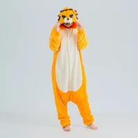 Lion Costumes Halloween Festival Cosplay Onesies Unisex Winter Cute Women Men Nightwear Anime Costumes Adults Flannel Sleepwear - Image 3