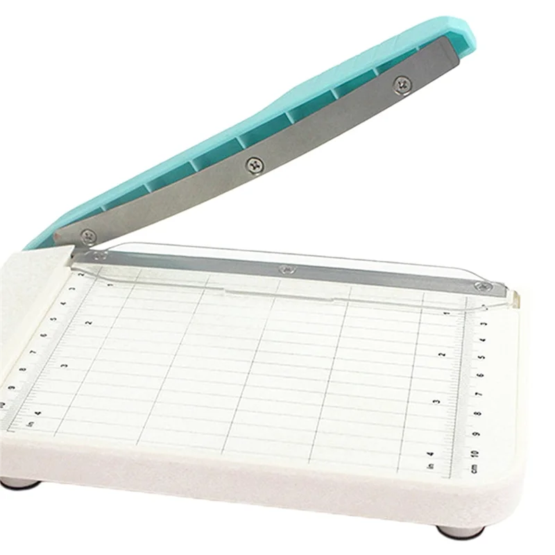 آلة قطع الصور HJ قطعة واحدة من قطع الورق 4X6in، لوازم مكتبية غير قابلة للانزلاق لمشاريع الحرف اليدوية لبطاقات الملصقات