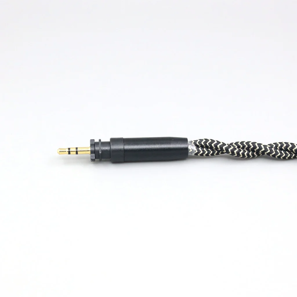 2-adriges 2,8 mm Litz OFC-Kopfhörerschild mit geflochtener Hülse für Shure SRH440A SRH840A Kopfhörer Kopfhörer LN008474