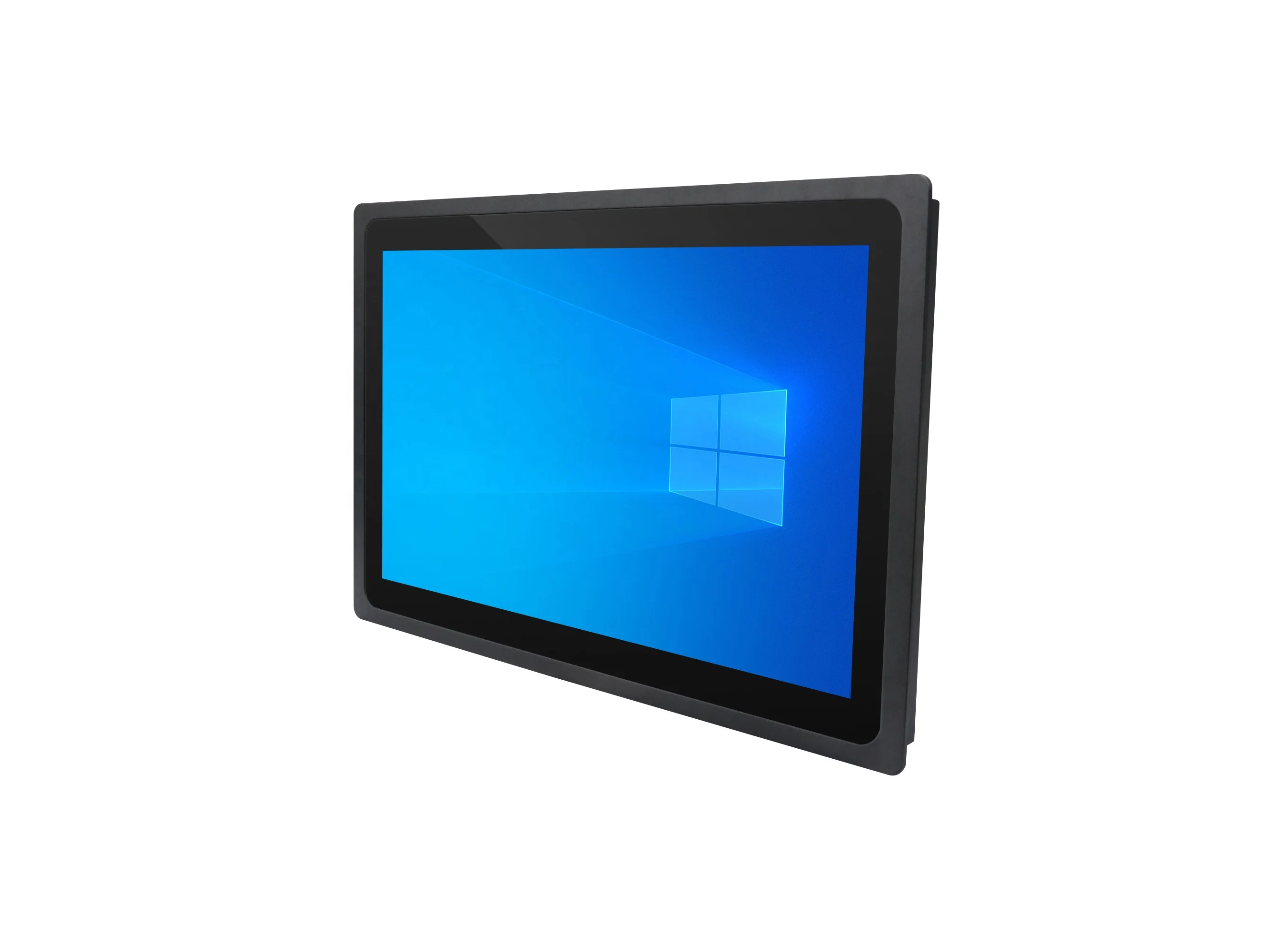 500 Nits 21.5 Inch Aluminum Alloy Capacitive Touch Screen Fanless Embedded Industrial Computer PLC with I3/I5/I7 CPU SSD Storage