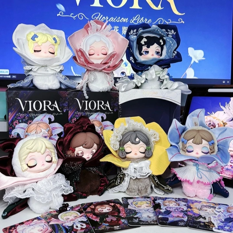 

Оригинальная серия Viora Floraison Libre — загадочная виниловая коробка-сюрприз, плюшевый брелок, фигурка, кукла, подвеска, игрушка, подарки