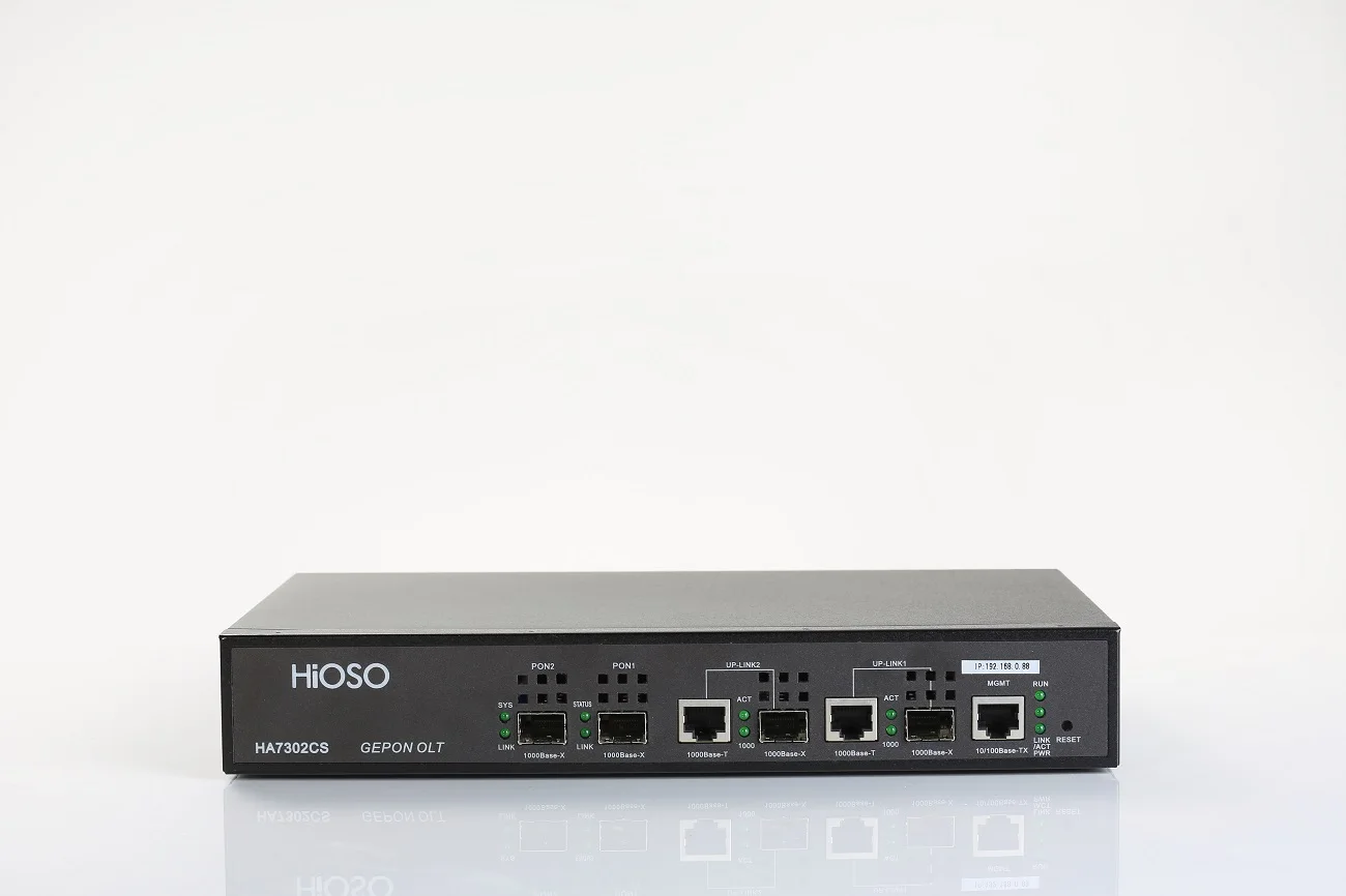 Imagem -03 - Hioso Epon Olt Portas Sfp Uplink Combo Ac100240v com Conector dc 12v Poder Não Incluído