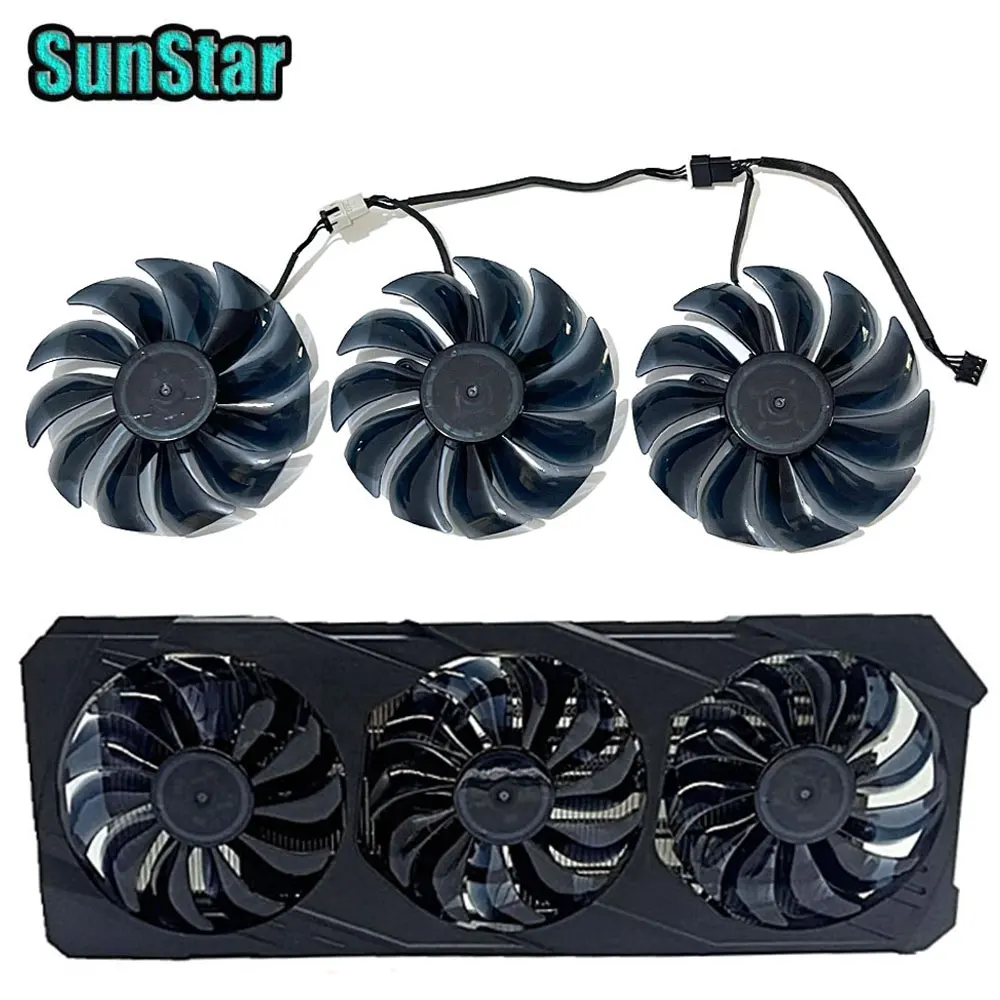 NEW Original 89MM 4PIN RX 6800XT DC 12V GPU Cooler Cooling Fan For Lenovo AMD RX 6800 XT RX 6900XT Silent Graphics Card Fan