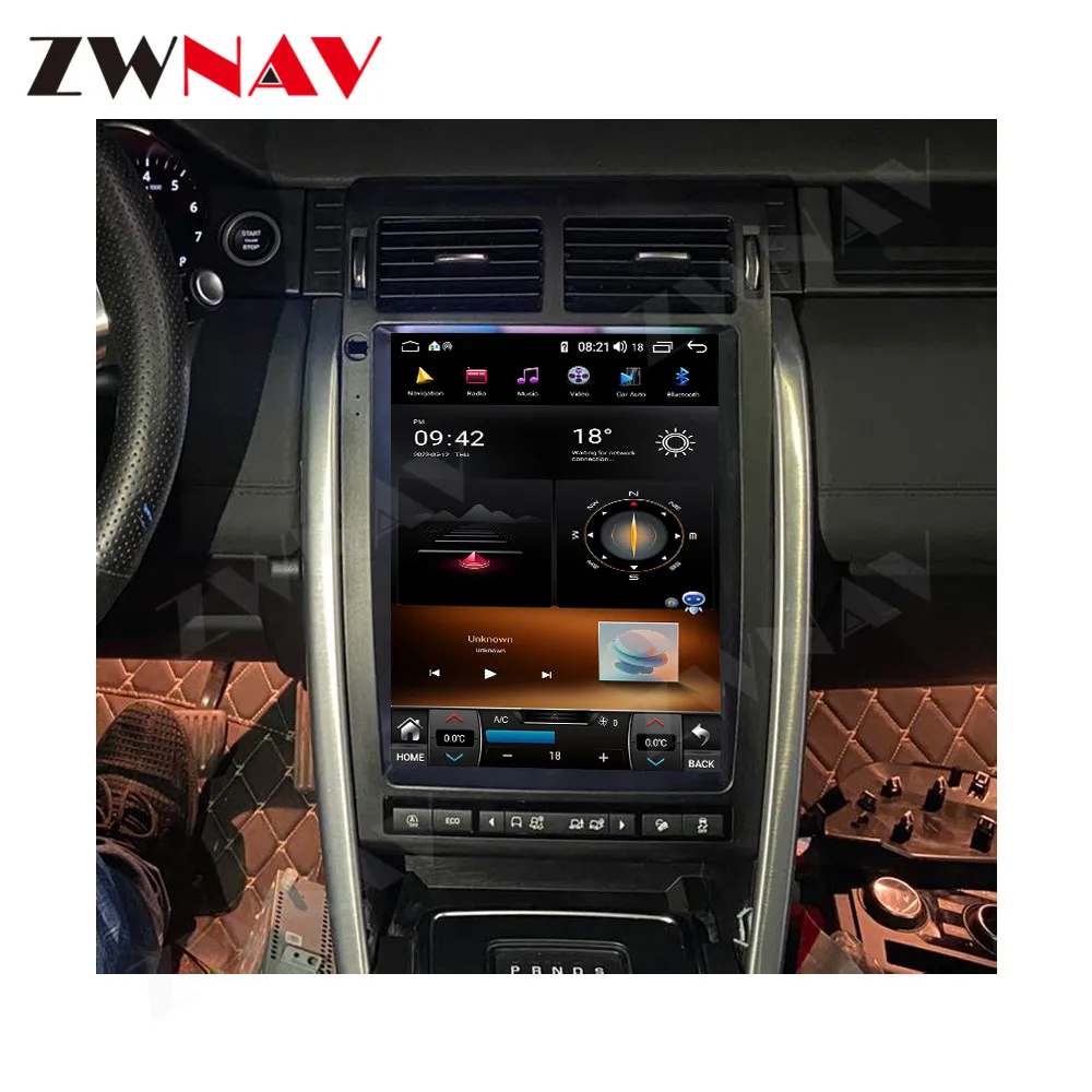 Voor Land Rover Discovery Sport 2015-2019 Tesla Stijl Android Auto Gps Navigatie Multimediaspeler Autoradio Head Unit Player