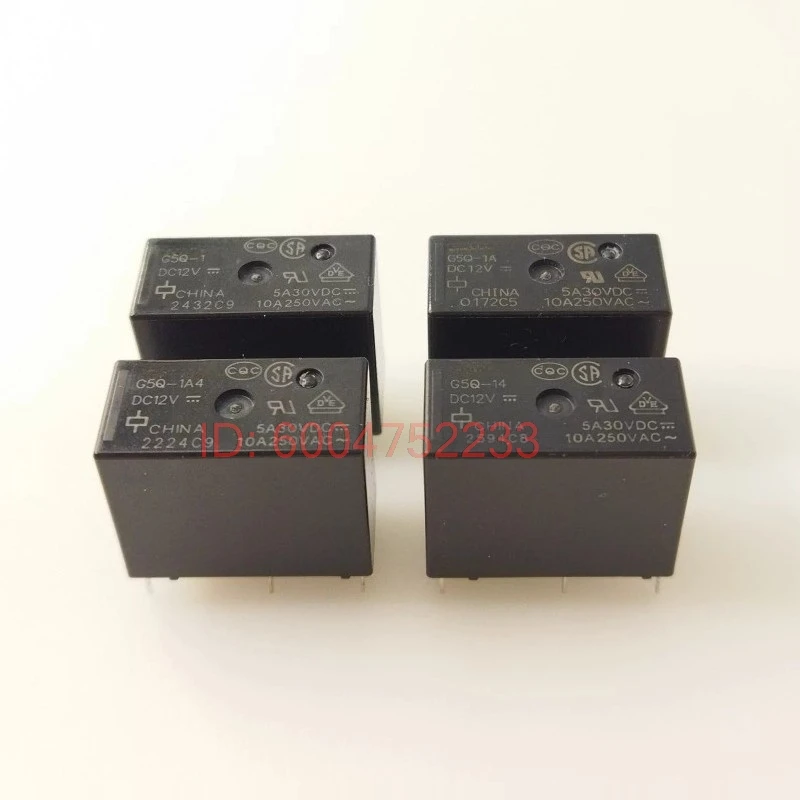 New 10pcs/lot G5Q-1 14 1A 1A4-EU EL2 EL3-HA-5VDC 12VDC 24VDC