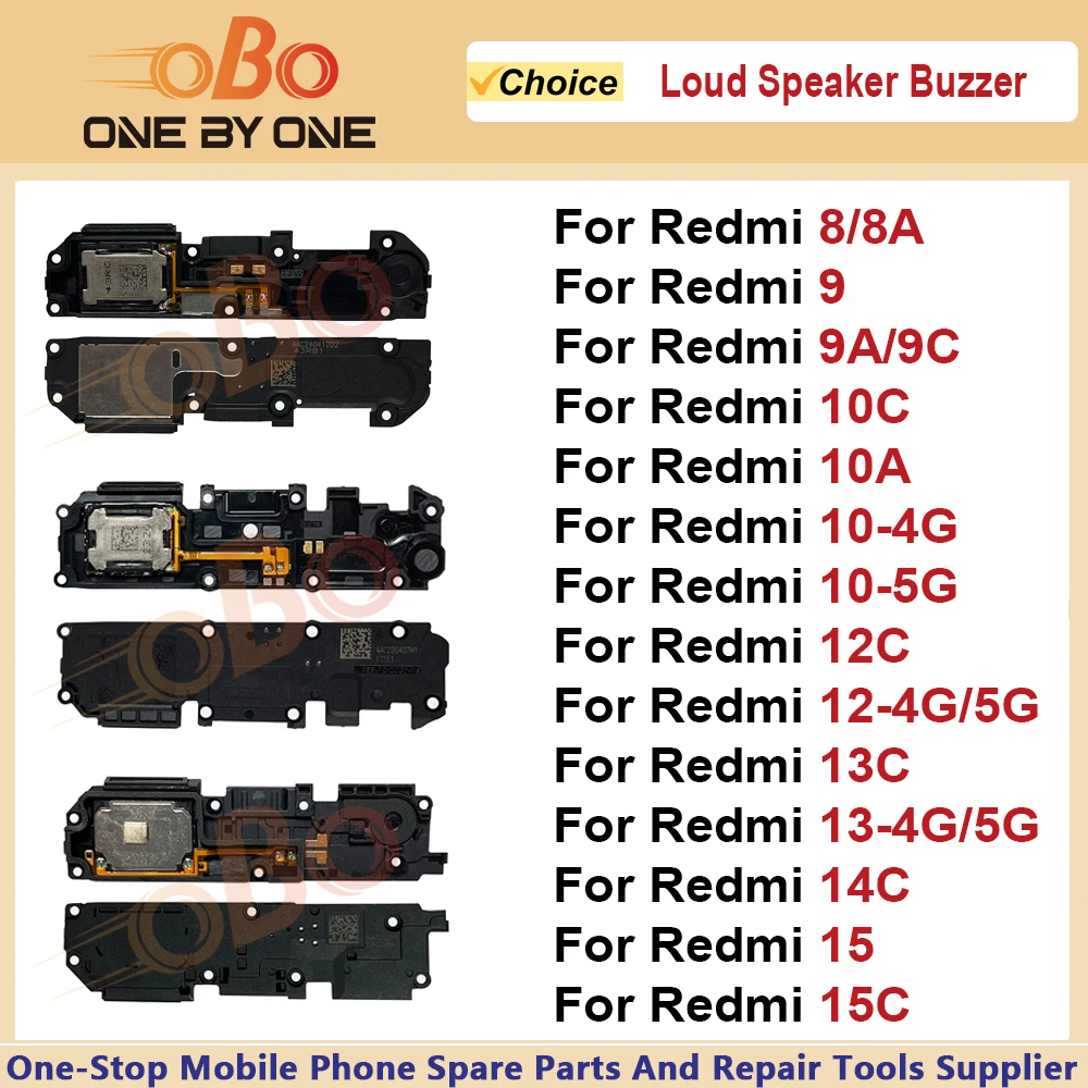 Loud Speaker Ringer Buzzer For Redmi 8 9 10 12 13 15 9A 12C 13C 14C 15C 4G 5G Loudspeaker Sound Module Board Repair Parts (1PC)