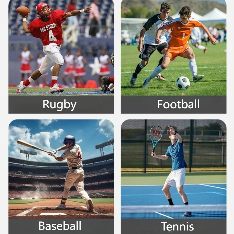 1 par de fundas para tacos de fútbol, ​​calcetines deportivos, antideslizantes, antidesprendibles, elásticas, transpirables, para béisbol, softbol, ​​fútbol