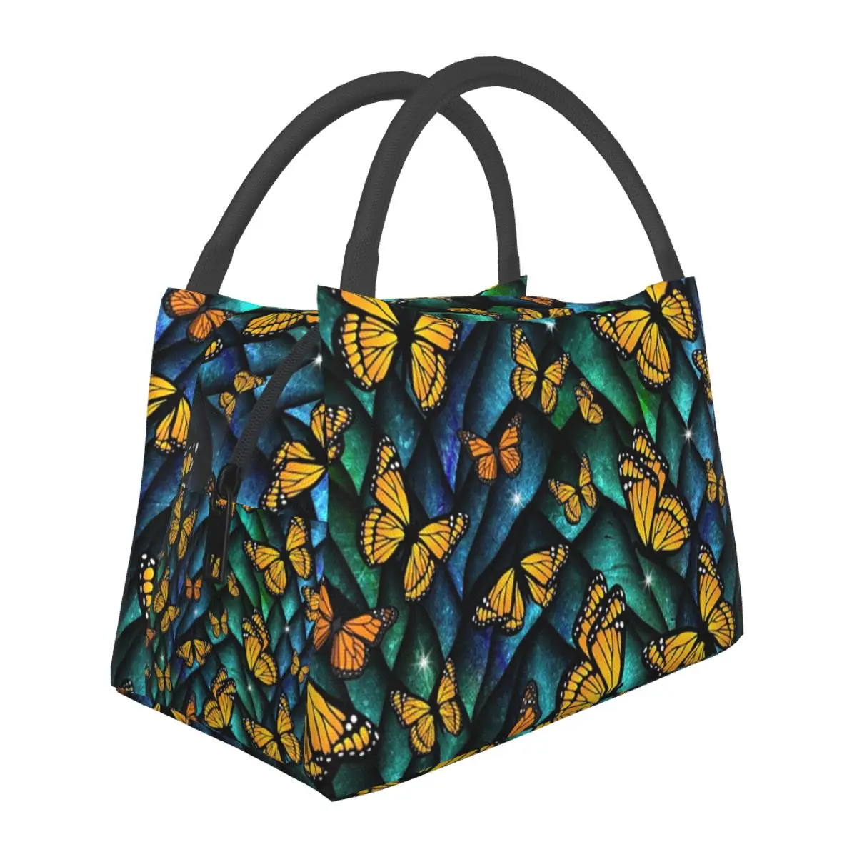 Fantasy Butterfly Dragon! Insulated Lunch Bag for School Bento Storage Food Boxes Leakproof Container Cooler Thermal Lunch Box