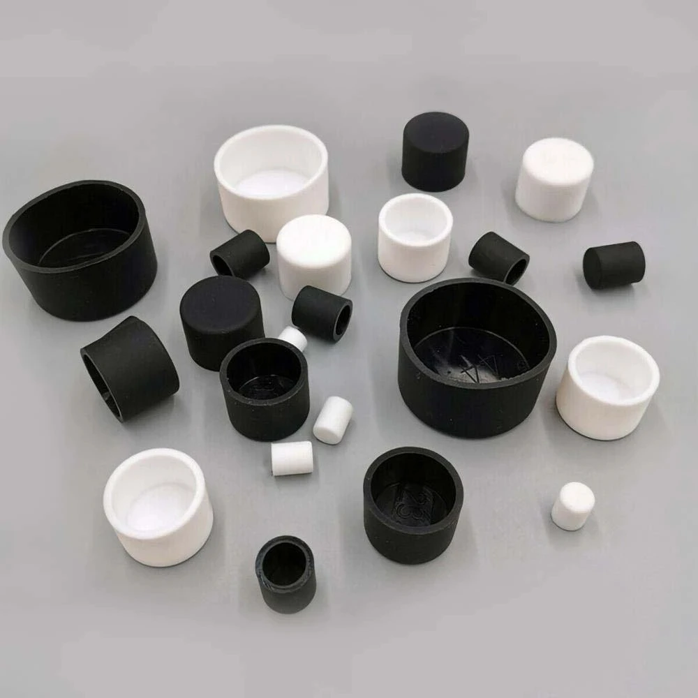 

3.7mm-82.5mm White/Black High Temperature Silicone Rubber Sealed Caps O-ring Water Sealed Washer Round Hole Rubber Stoppers Plug