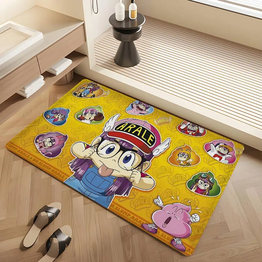 Alfombrillas de habitación Dr Slump Anmie, alfombrillas de estilo nórdico para el hogar, alfombrillas para baño y dormitorio, decoración de hotel