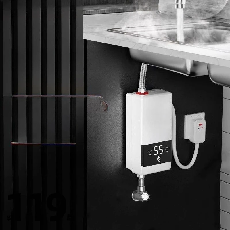 

Kitchen electric water heater, small quick-heating household kitchen dishwashing hot water instant type