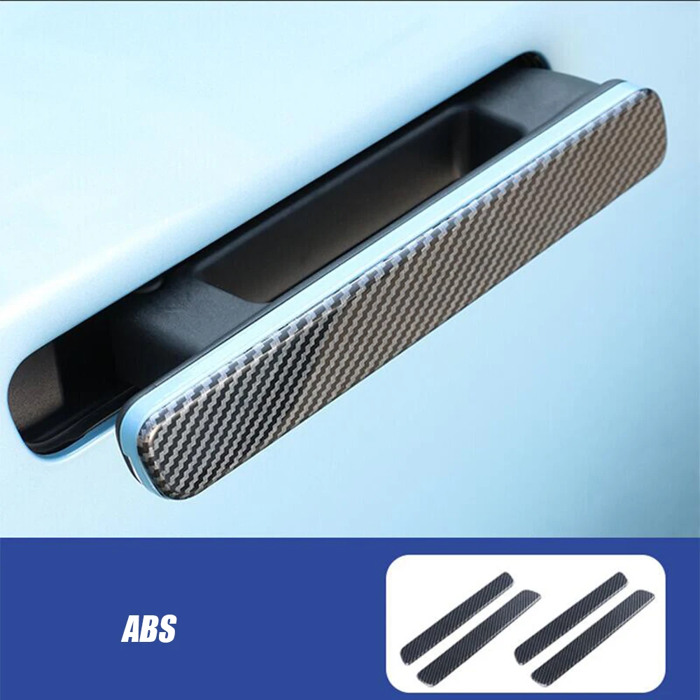 

Carbon Chrome For Dongfeng Voyah Free 2021 2022 2023 Look Garnish Car Door Knob Protector Door Handle Frame Cover Accessories