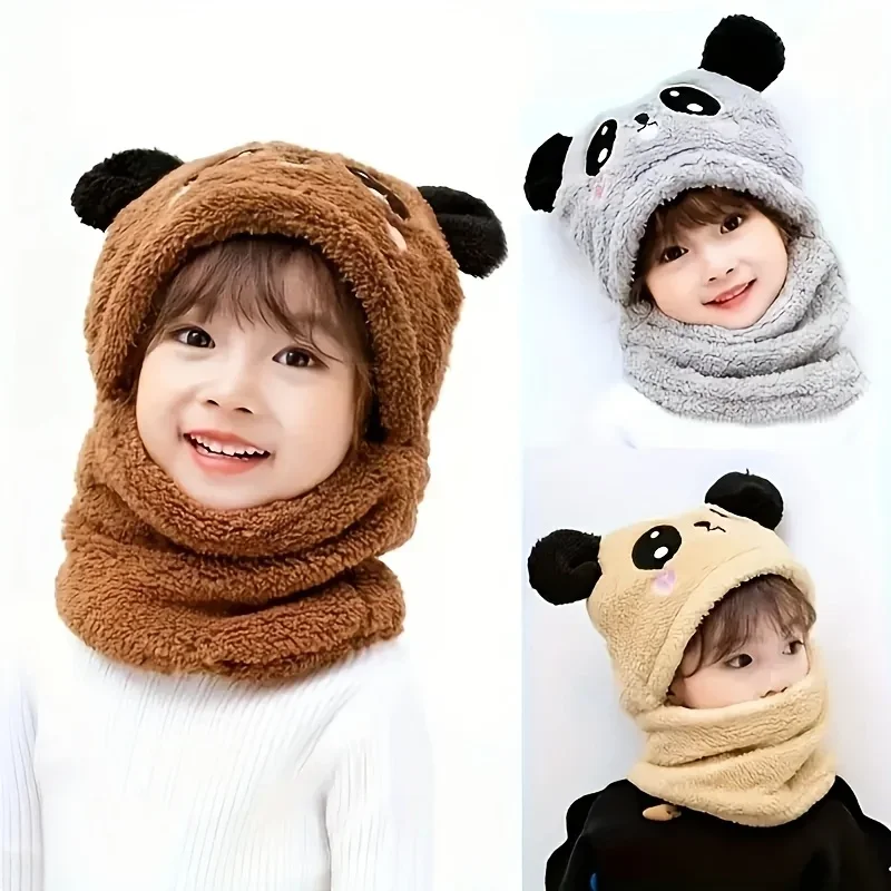 

Cool Good Quality Warm Soft Kids Beanies Cap Hat Autumn Winter Toddler Children Cute Panda Cap Hat For Boy Girl