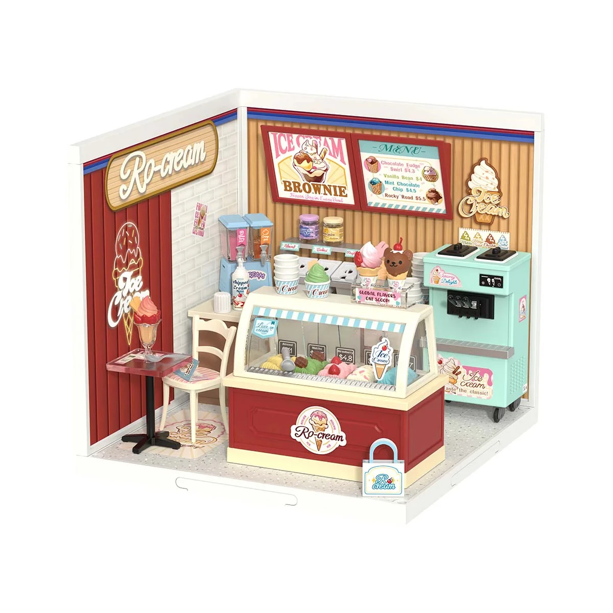 

Sun Terrace, Coffee Shop Terrace, Sweet Dream Girl Bedroom - Support Free Splicing with Other Cottages in The Same Series