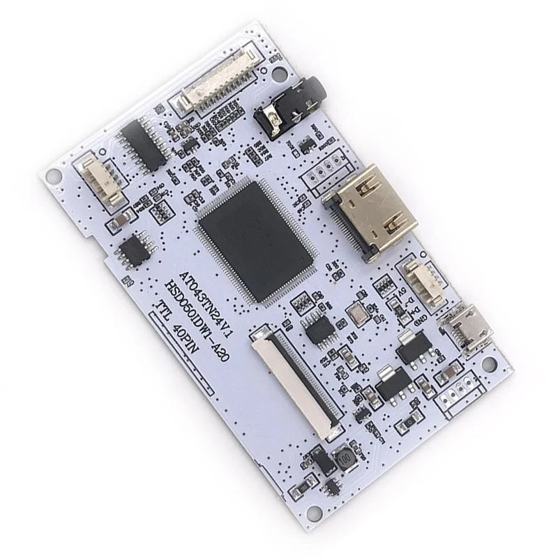ที่เข้ากันได้ LVDS คอนโทรลเลอร์บอร์ด 40Pin TTL ไดรเวอร์ AT043TN24 V.1 Universal