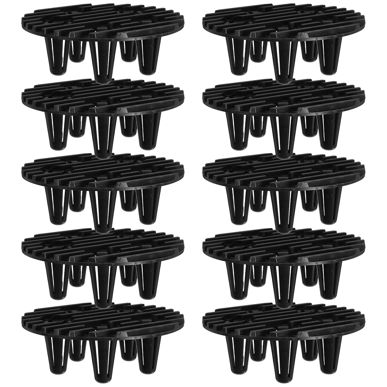 10 pçs plástico vaso de flores pés para uso ao ar livre jardim durável planta riser suporte elevador anti-skid pátio deck