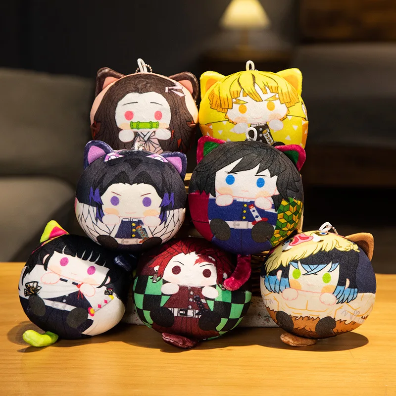 

Kawaii Demon Slayer Stuffed Plush Pillows Kimetsu No Yaiba Dakimakura Anime Throw Pillow Manga Doll Tanjirou Nezuko Body Cushion
