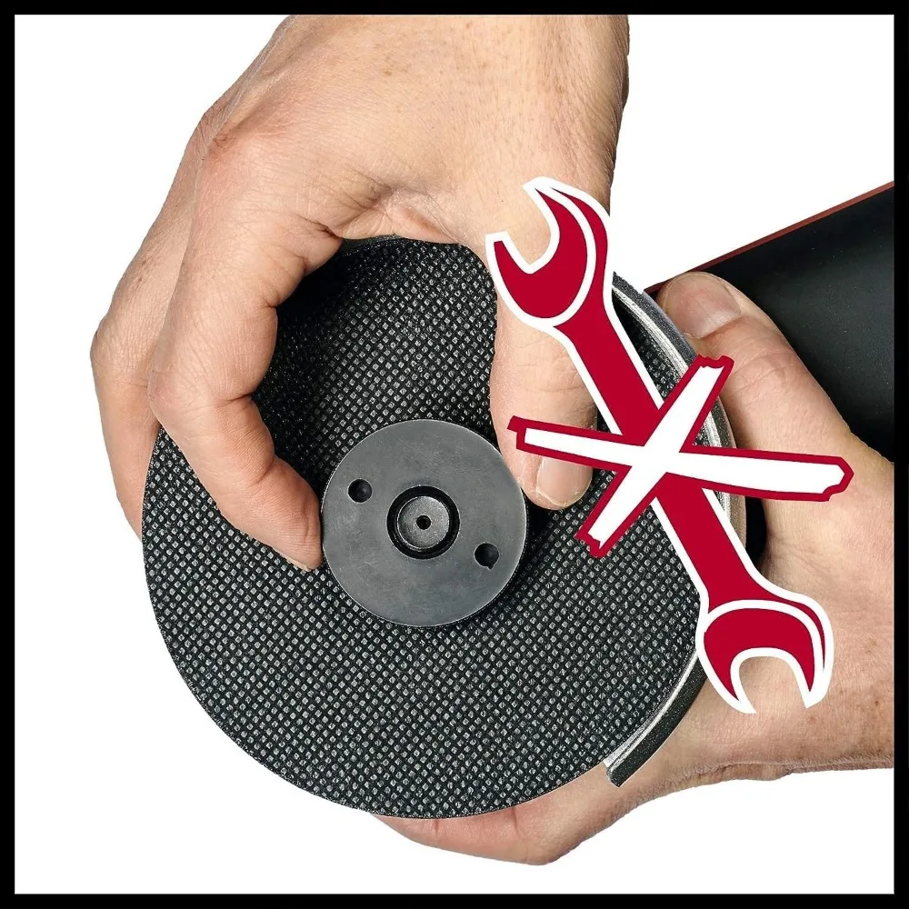 Meuleuse d'angle sans fil 18V 5 pouces, disque à dégagement rapide de 125mm, meuleuse à batterie pour couper et meuler les tâches