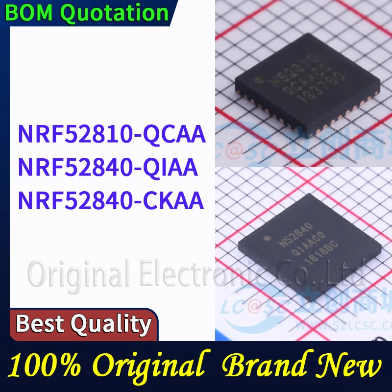 

NRF52810-QCAA NRF52840-QIAA NRF52840-CKAA В наличии Оригинальные высококачественные компоненты