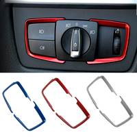 Car Headlight Switch Button Frame Trim Sticker Interior Accessories For BMW 1 2 3 4 Series F30 F31 F32 F34 F20 F36 X5 F15 X6 F16