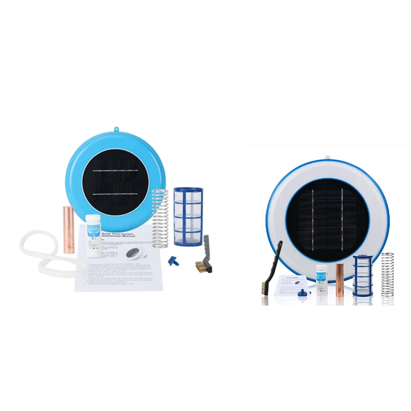 

Solar Pool Ionizer Copper Silver Ion Swimming Pool Purifier Algae Resistance Lower Chlorine Outdoor Swim Purifier