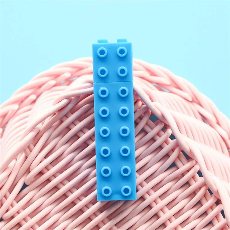 Mini Block Color Highlighter Pen Building Toy Drawing Marker Liner Pens Kid Gift Highlight Office School Supplies F201